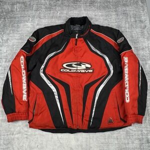 Coldwave Jacket Mens XL Red Snowmobile Racing Coat Outdoors Winter Sports